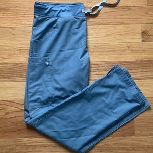 FIGS Heather Indigo Kade Scrub Pants M/T